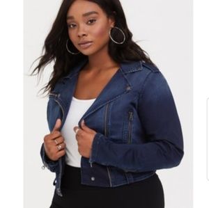 Torrid Jean Moto Jacket